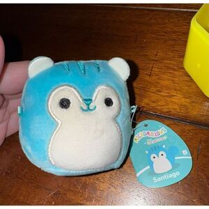 NWT Santiago Squirrel Micromallow Squishmallow 2.5”